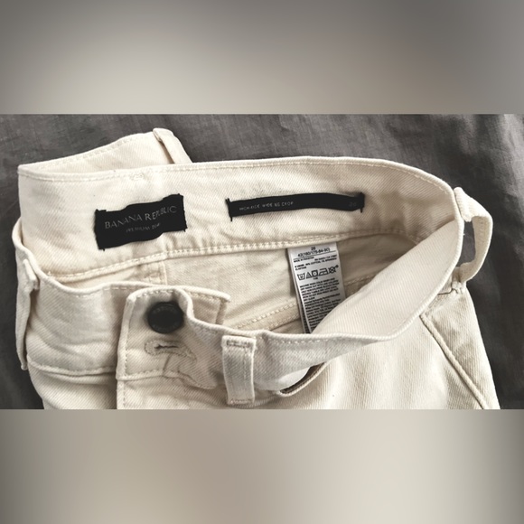 Banana Republic Jeans High Rise Wide Leg Crop - Picture 5 of 5